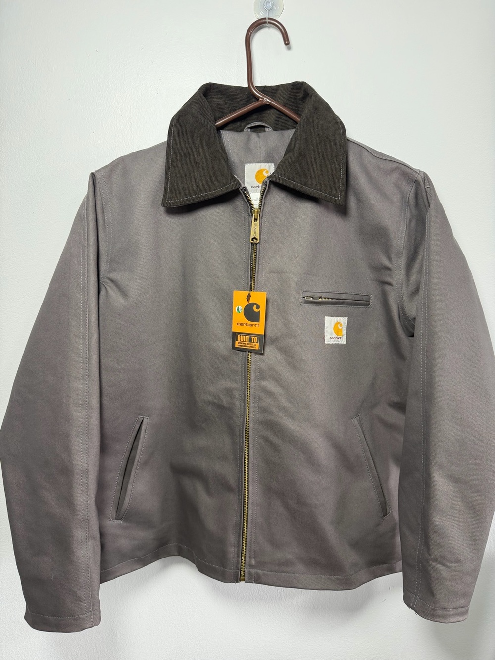 Carhartt Detroit Workwear Blanket Lined Jacket Gray Size Men’s Medium New